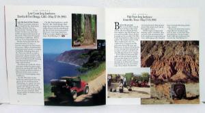 1991 Jeep Wrangler Cherokee Commache Jamboree USA Guidebook