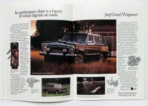 1991 Jeep Cherokee Wagoneer Comanche Wrangler 50th Anniversary Sales Brochure
