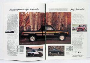 1991 Jeep Cherokee Wagoneer Comanche Wrangler 50th Anniversary Sales Brochure