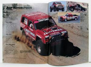 1991 Jeep Wrangler Cherokee Best Of Sales Brochure