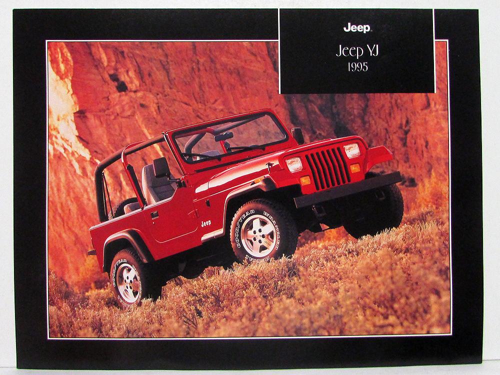 1995 Jeep YJ Sales Brochure and Datasheet