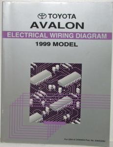 1999 Toyota Avalon Electrical Wiring Diagram Manual US & Canada