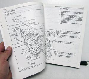 1999 Toyota Auto Transaxle Service Repair Manual U340E U341E Yaris Echo Celica