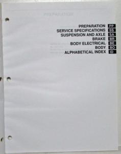 2000 Toyota Camry Solara Convertible Service Shop Repair Manual Supplement