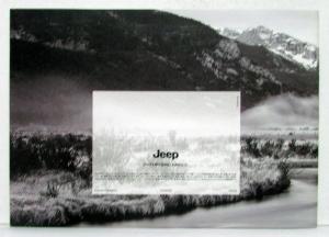 2003 Jeep Grand Cherokee Wrangler Sales Brochure In Japanese Text