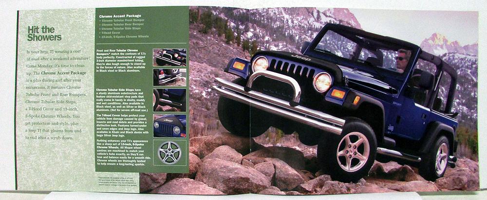 2003 Jeep Wrangler TJ Accessories By Mopar Sales Brochure