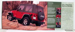 2003 Jeep Wrangler TJ Accessories By Mopar Sales Brochure