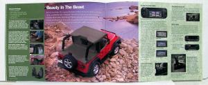 2003 Jeep Wrangler TJ Accessories By Mopar Sales Brochure