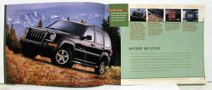 2003 Jeep Liberty Accessories By Mopar Sales Brochure