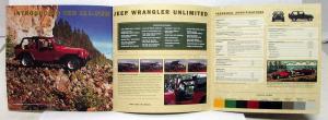 2004 Jeep Wrangler Unlimited Sales Brochure