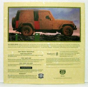 2004 Jeep Wrangler Unlimited Sales Brochure