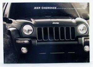 2004 Jeep Cherokee Sales Brochure In Japanese Text