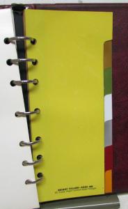 1975 Dodge Colt Dealer Album Data Book Color & Upholstery Selector Options