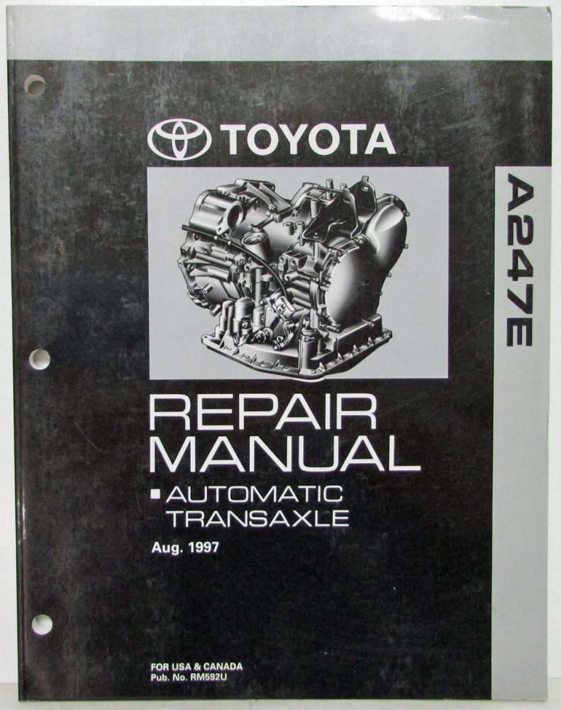 1997 Toyota Auto Transaxle Service Repair Manual A247E RAV4 US & Canada