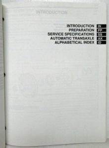 1997 Toyota Auto Transaxle Service Repair Manual A247E RAV4 US & Canada