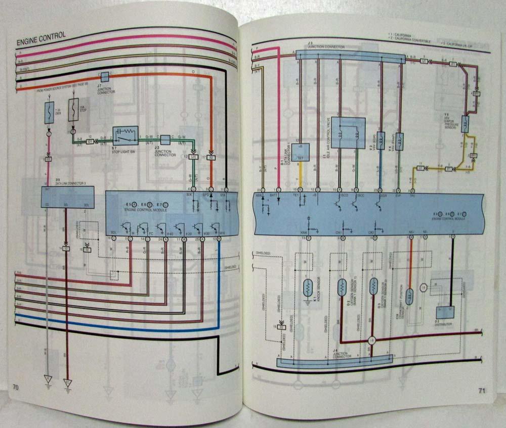 1998 Toyota Celica Electrical Wiring Diagram Manual US & Canada