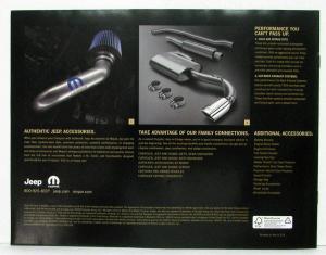 2010 Jeep Compass Accessories Sales Brochure