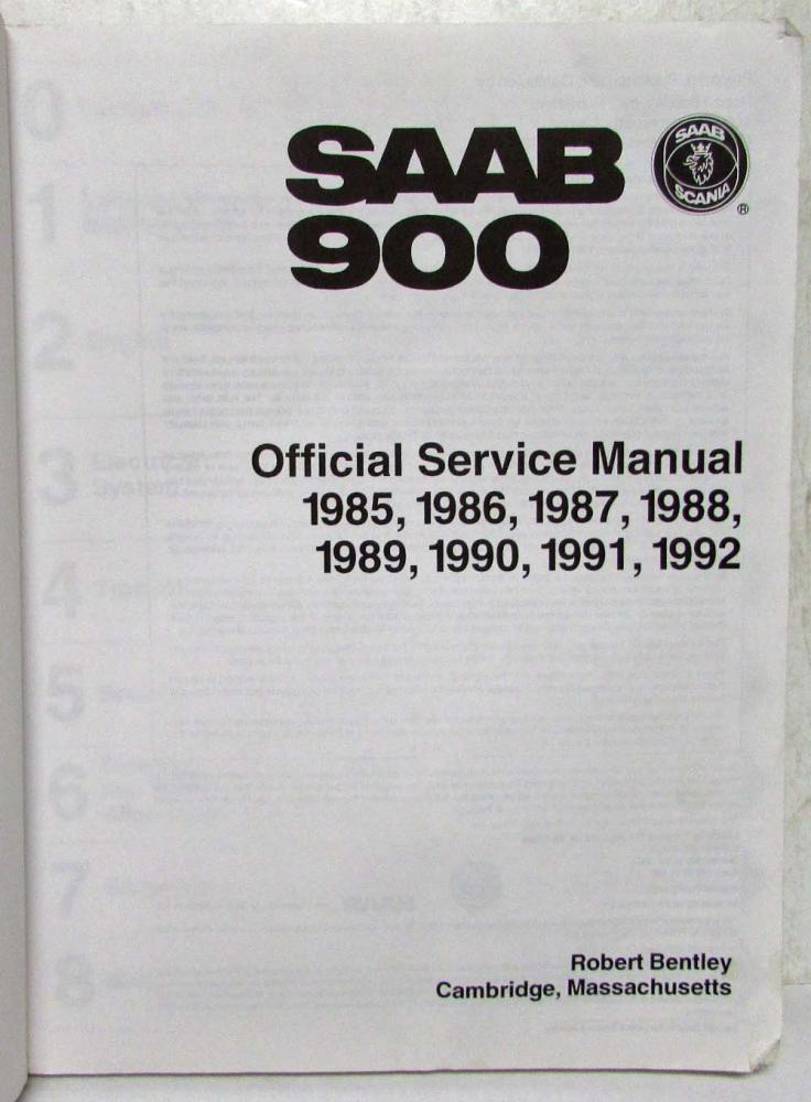 1985 1986 1987 1988 1989 1990 1991 1992 Saab 900 16V