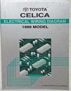 1999 Toyota Celica Electrical Wiring Diagram Manual US & Canada