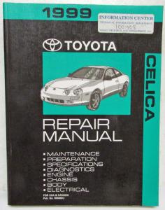 1999 Toyota Celica Service Repair Manual US & Canada