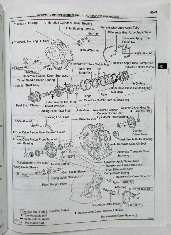 2002 Toyota Automatic Transaxle Service Repair Manual A245E A246E 2002 Toyota Automatic Transaxle Service Repair Manual A245E A246E