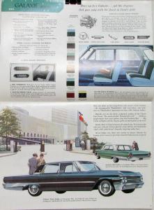 1961 Ford Fairlane Galaxy Station Wagon Color Sales Brochure Original