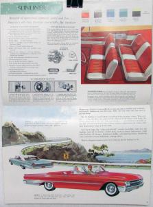 1961 Ford Fairlane Galaxy Station Wagon Color Sales Brochure Original