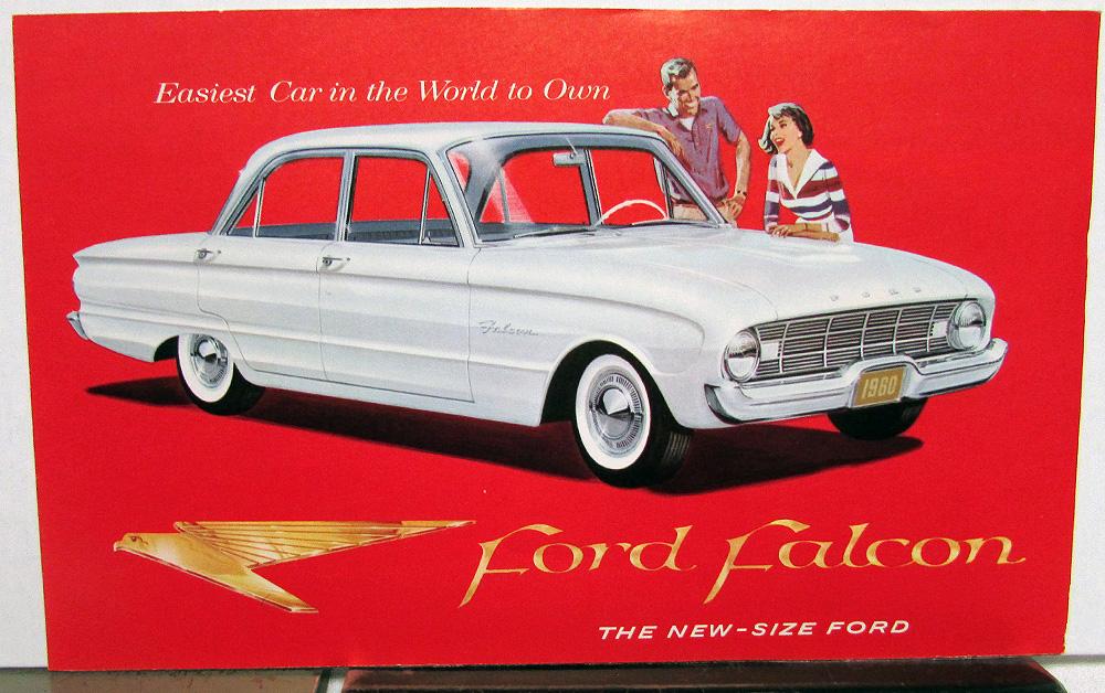 1960 Ford Falcon Color Sales Brochure Folder Original
