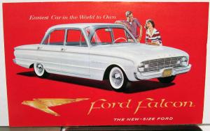 1960 Ford Falcon Color Sales Brochure Folder Original