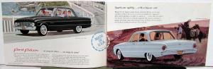 1960 Ford Falcon Color Sales Brochure Folder Original