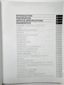 2002 Toyota Camry Service Shop Repair Manual Set Vol 1 & 2