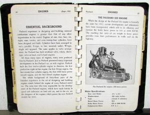 1942 Packard Dealer Data Book Sales Reference Manual 160 180 Custom Cars