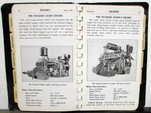 1942 Packard Dealer Data Book Sales Reference Manual 160 180 Custom Cars