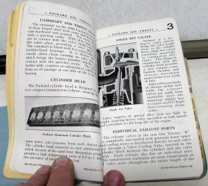 1936 Packard Dealer Data Book Sales Reference Manual 120 One Twenty B Models