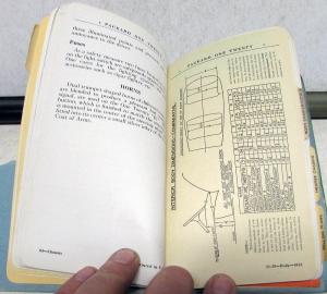 1936 Packard Dealer Data Book Sales Reference Manual 120 One Twenty B Models
