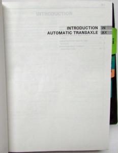 1993 Toyota Automatic Transaxle Service Repair Manual Folder Set US & Canada