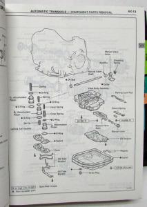 1993 Toyota Automatic Transaxle Service Repair Manual Folder Set US & Canada