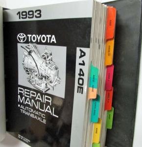 1993 Toyota Automatic Transaxle Service Repair Manual Folder Set US & Canada