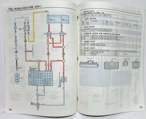 1994 Toyota Paseo Electrical Wiring Diagram Manual US & Canada