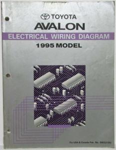1995 Toyota Avalon Electrical Wiring Diagram Manual US & Canada