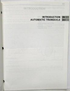 1994 Toyota Auto Transaxle Service Repair Manual A242L Tercel US & Canada