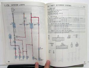 1989 Toyota Tercel Service Shop Repair Manual plus Electrical Wiring Diagram