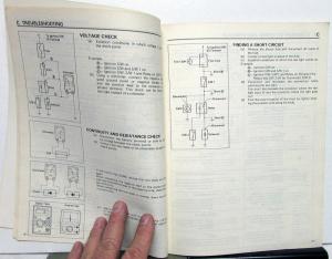 1988 Toyota Tercel Wagon Service Shop Repair Manual Electrical Wiring Diagram