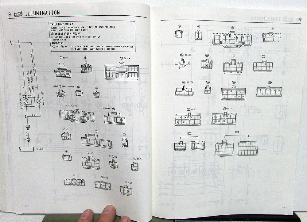 1988 Toyota Camry Service Shop Repair Manual Electrical