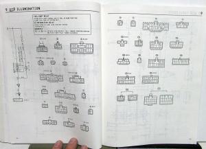 1988 Toyota Camry Service Shop Repair Manual Electrical Wiring Diagram Booklet