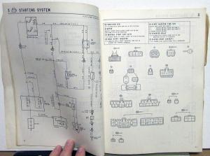 1988 Toyota Corolla Electrical Wiring Diagram Manual US & Canada