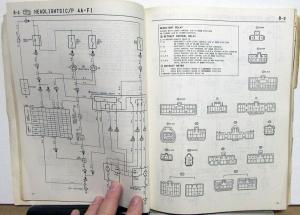 1988 Toyota Corolla Electrical Wiring Diagram Manual US & Canada