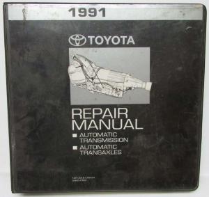 1991 Toyota Automatic Transaxle Service Repair Manual Folder Set US & Canada