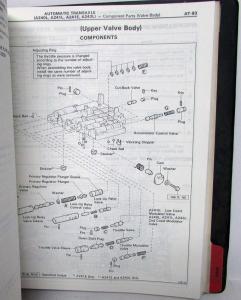 1991 Toyota Automatic Transaxle Service Repair Manual Folder Set US & Canada