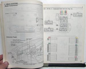 1990 Toyota Tercel Electrical Wiring Diagram Manual US & Canada